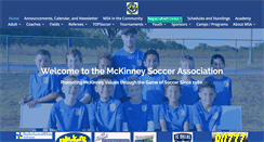 Desktop Screenshot of mckinneysoccer.org
